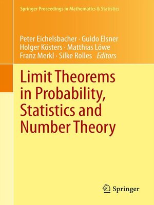 cover image of Limit Theorems in Probability, Statistics and Number Theory